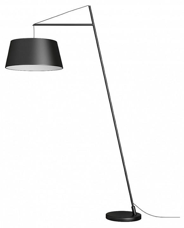 Торшер Kink Light Бариа 07191-F,19 цвет плафона/подвески Черный, цвет арматуры Черный