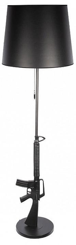 Торшер Loft it Arsenal 10136/F Dark grey цвет плафона/подвески Черный, Золото, цвет арматуры Черный