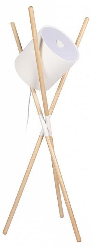 Торшер Loft it Bobbin 10245F White цвет плафона/подвески Белый, цвет арматуры Белый, Коричневый