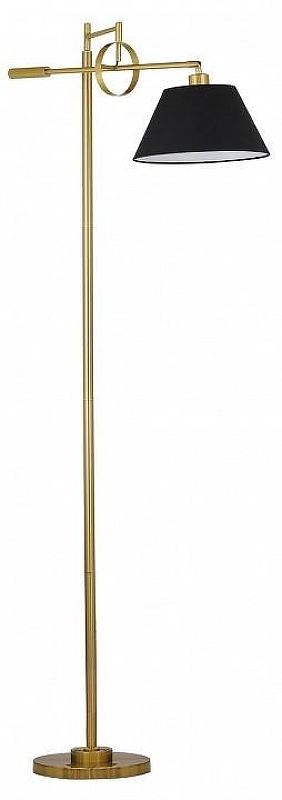 Торшер LUMINA DECO Brantol LDF 1124 MD+BK цвет плафона/подвески Черный, цвет арматуры Бронза