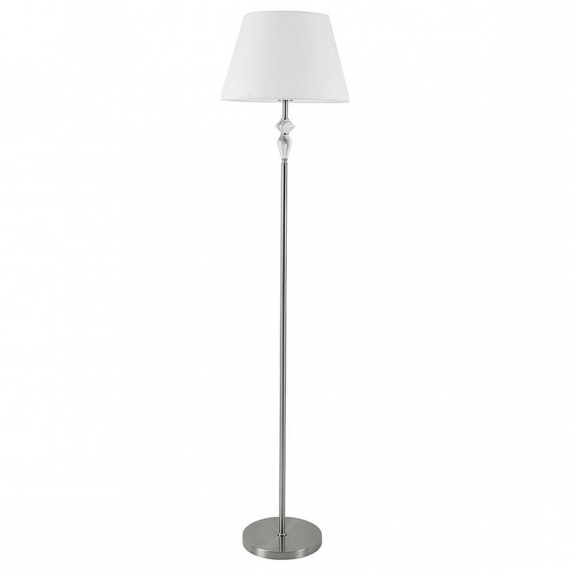 Торшер Lumion VERMONT 8274/1F цвет плафона/подвески Белый, цвет арматуры Никель, Серый