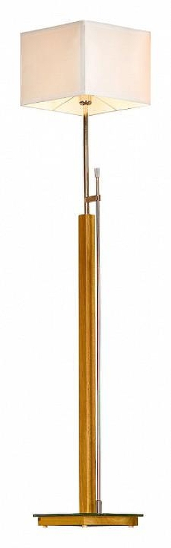 Торшер Lussole Montone GRLSF-2505-01 цвет плафона/подвески Белый, цвет арматуры Коричневый, Хром