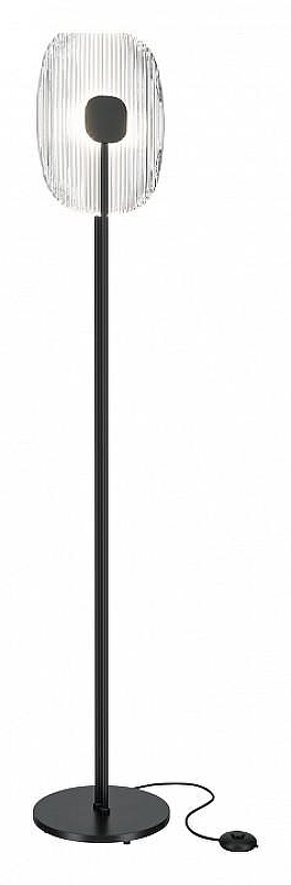 Торшер Maytoni Eclipse MOD152FL-L1BK цвет плафона/подвески Прозрачный, цвет арматуры Черный