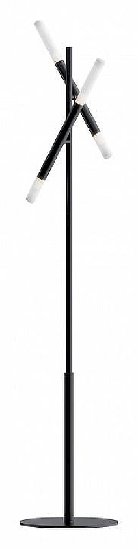 Торшер Maytoni Vigo MOD070FL-02B цвет плафона/подвески Белый, Черный, цвет арматуры Черный