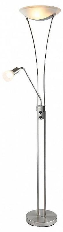 Торшер с подсветкой Lussole Tallapoosa LSP-0609 цвет плафона/подвески Белый, цвет арматуры Никель