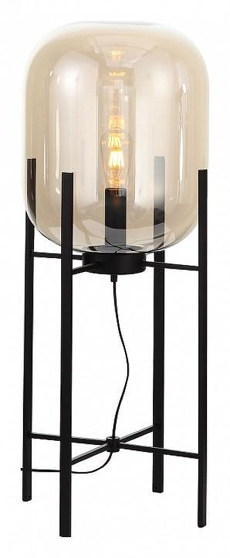Торшер ST-Luce Burasca SL1050.515.01 цвет плафона/подвески Коньячный, цвет арматуры Черный
