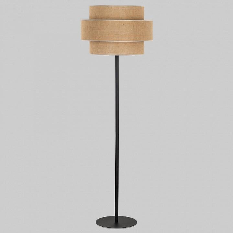 Торшер TK Lighting Calisto 5405 Calisto цвет плафона/подвески Коричневый, цвет арматуры Черный
