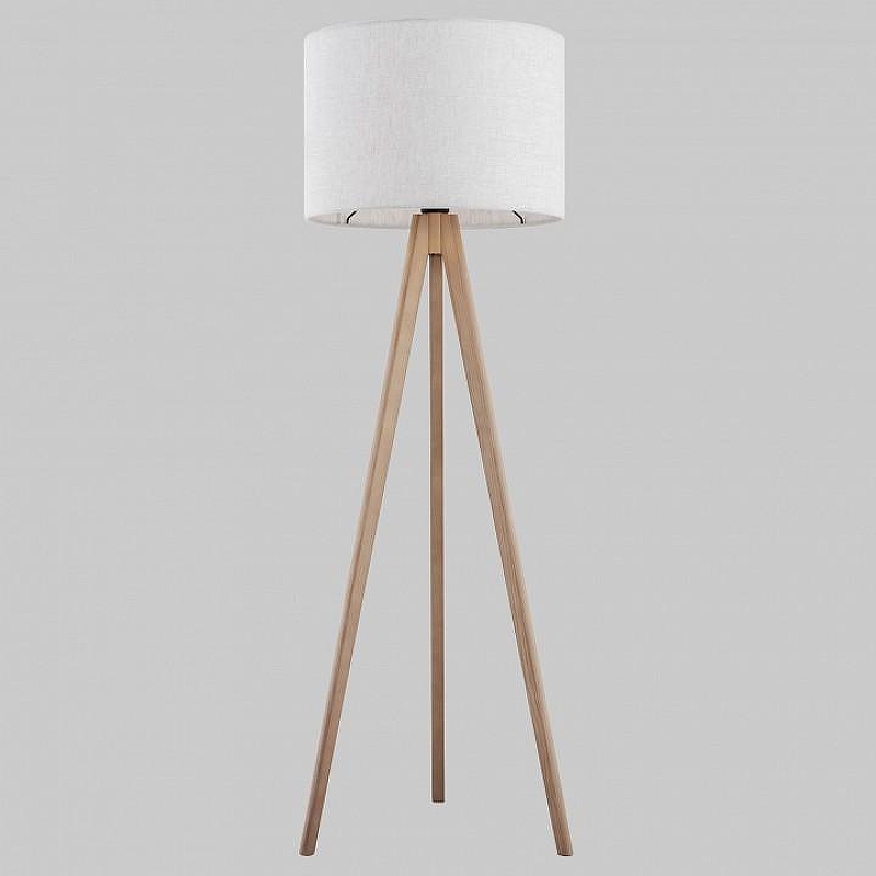 Торшер TK Lighting Grand TK 16007 Grand цвет плафона/подвески Белый, цвет арматуры Коричневый