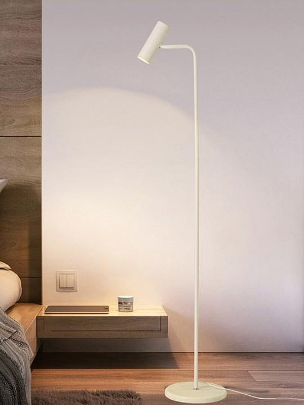 Торшер TopDecor Fred Fred F1 10 цвет плафона/подвески Белый, цвет арматуры Белый