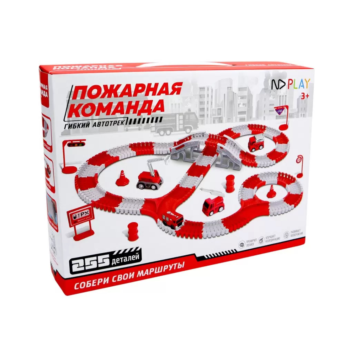 Трасса с машинкой пожарная команда ND Play 311877