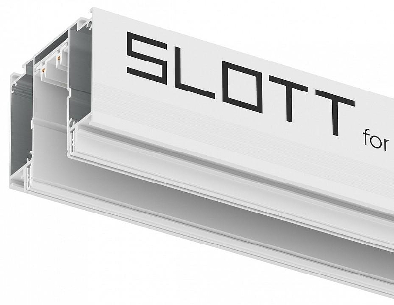 Трек встраиваемый Denkirs SMART SLOTT TR2014-WH цвет арматуры Белый