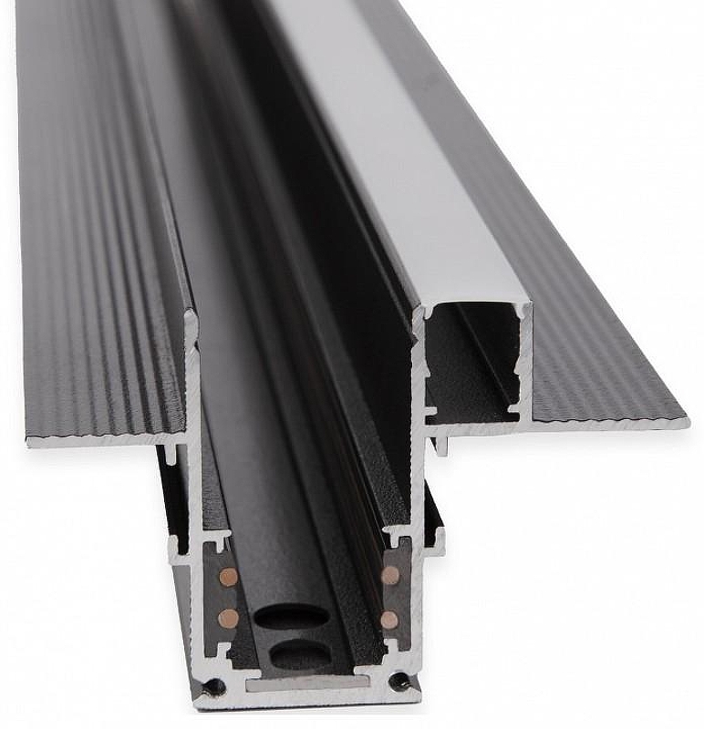 Трек встраиваемый Elektrostandard Slim Magnetic a063990 цвет плафона/подвески Белый, цвет арматуры Черный