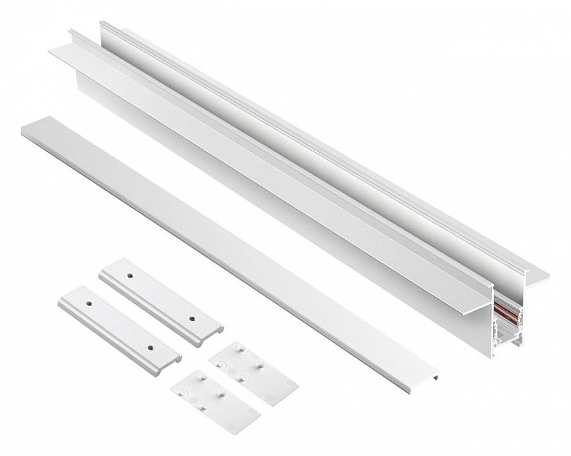 Трек встраиваемый Novotech Flum 135229 цвет арматуры Белый