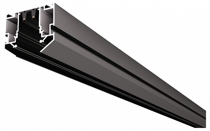 Трек встраиваемый ST-Luce SKYLINE 220 ST046.429.02 цвет арматуры Черный