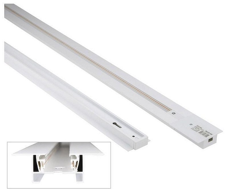 Трек встраиваемый Volpe UBX-Q123 UL-00007377 цвет арматуры Белый