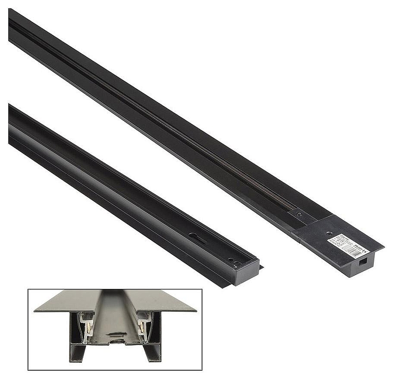 Трек встраиваемый Volpe UBX-Q123 UL-00007446 цвет арматуры Черный