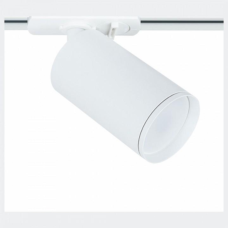 Трековый светильник Artelamp Flame A1519PL-1WH цвет плафона/подвески Белый, цвет арматуры Белый