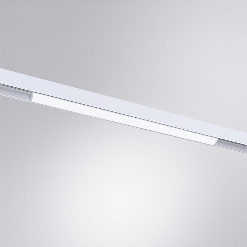 Трековый светильник Artelamp L1nea 1 A4663PL-1WH цвет плафона/подвески Белый, цвет арматуры Белый