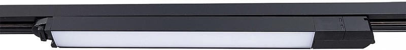 Трековый светильник Artelamp L1neetta A4570PL-1BK цвет плафона/подвески Белый, Черный, цвет арматуры Черный