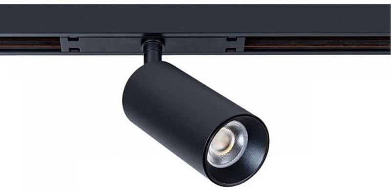 Трековый светильник Artelamp Optima A7260PL-1BK цвет плафона/подвески Черный, цвет арматуры Черный
