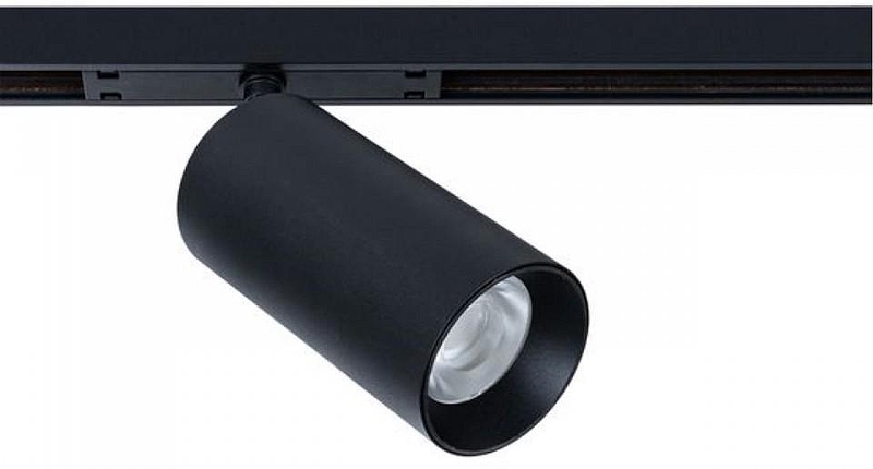 Трековый светильник Artelamp Optima A7261PL-1BK цвет плафона/подвески Черный, цвет арматуры Черный