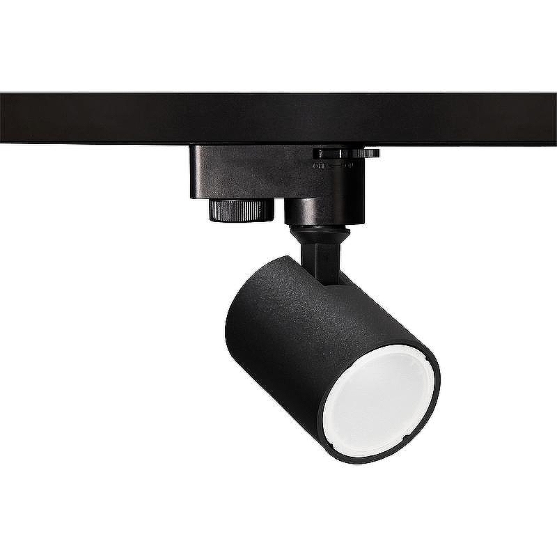 Трековый светильник Crystal Lux CLT 0.31 001 60 BL цвет плафона/подвески Черный, цвет арматуры Черный