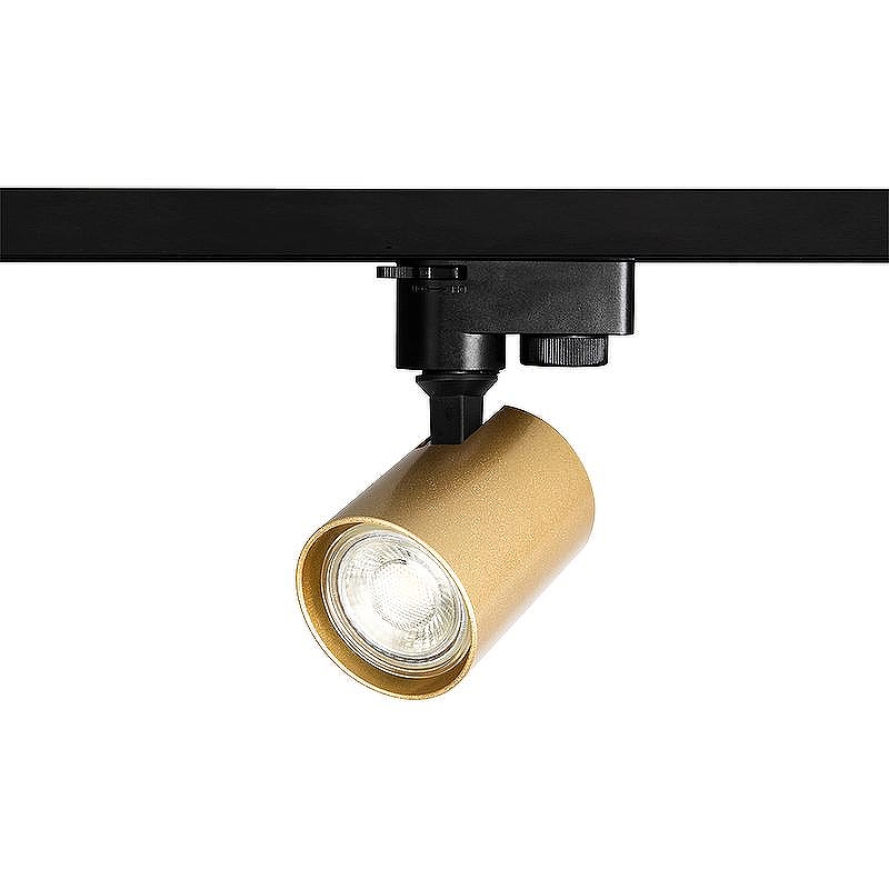 Трековый светильник Crystal Lux CLT 0.31 001 60 BL-GO цвет плафона/подвески Золото, цвет арматуры Черный