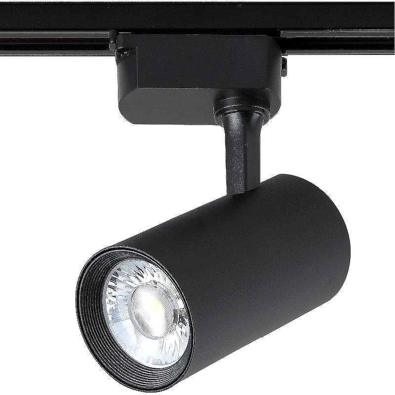 Трековый светильник Crystal Lux CLT 0.31 006 40W BL цвет плафона/подвески Черный, цвет арматуры Черный