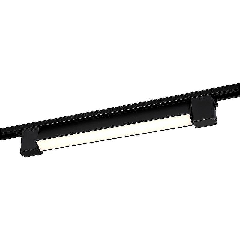Трековый светильник Crystal Lux CLT 0.31 010 18W BL M4000K цвет плафона/подвески Черный, цвет арматуры Черный
