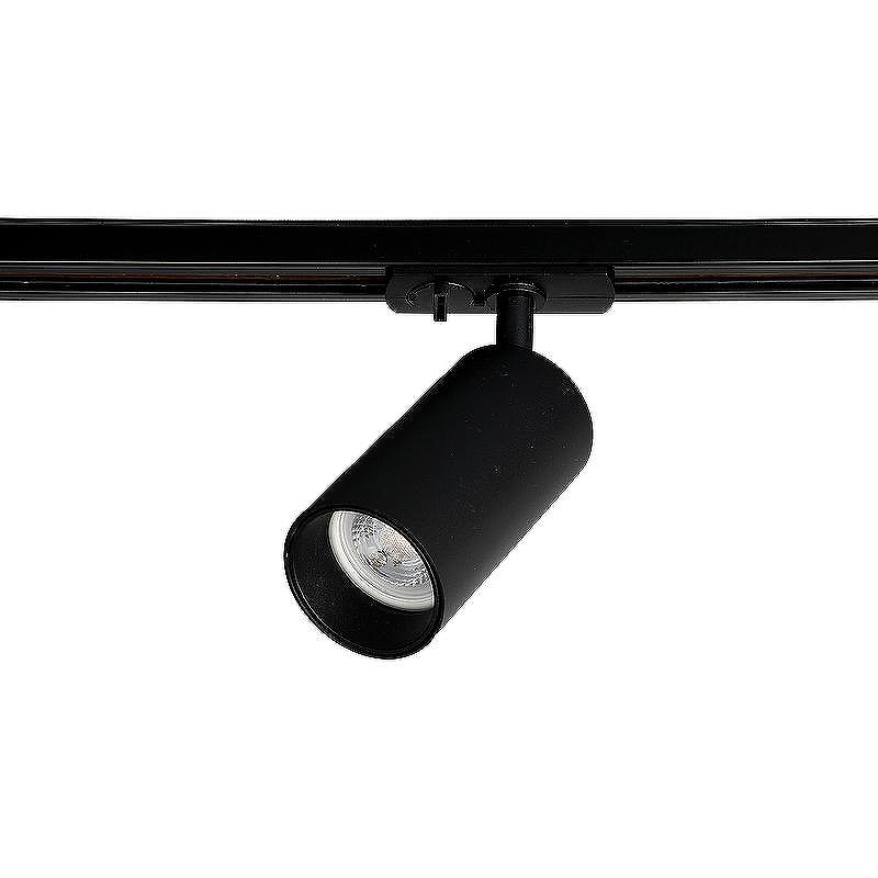 Трековый светильник Crystal Lux CLT 0.31 013 BL-BL цвет плафона/подвески Черный, цвет арматуры Черный