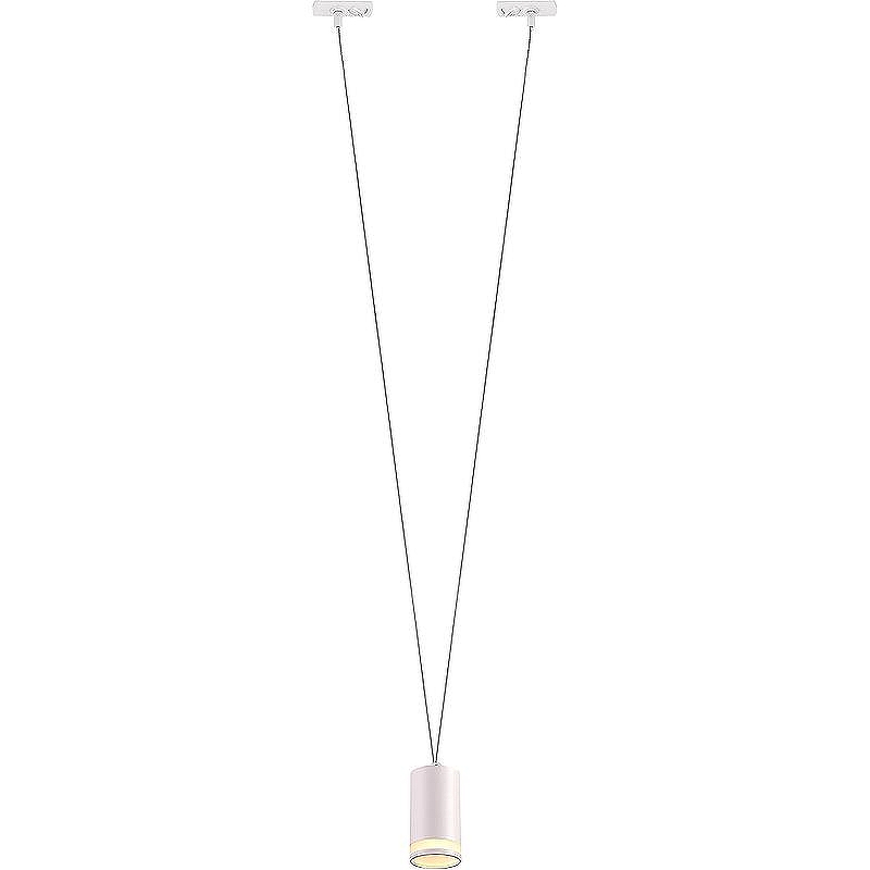 Трековый светильник Crystal Lux CLT 0.31 014 WH цвет плафона/подвески Белый, цвет арматуры Белый