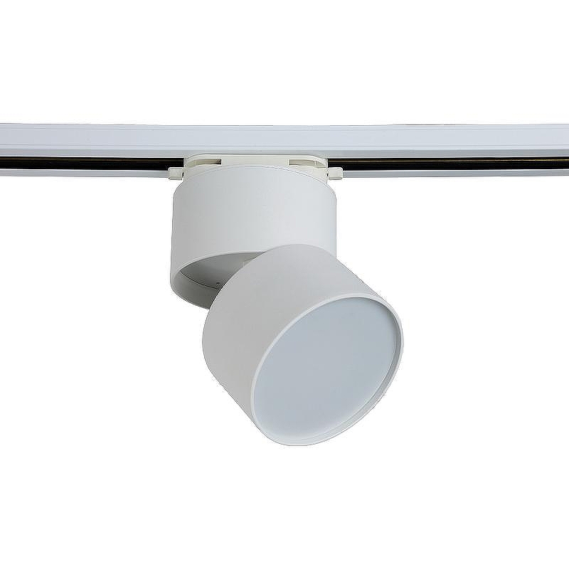 Трековый светильник Crystal Lux CLT 0.31 130 WH цвет плафона/подвески Белый, цвет арматуры Белый