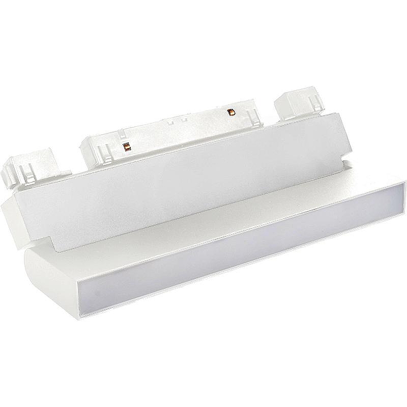Трековый светильник Crystal Lux Space CLT 0.33 002 12W WH M4000K цвет плафона/подвески Белый, цвет арматуры Белый
