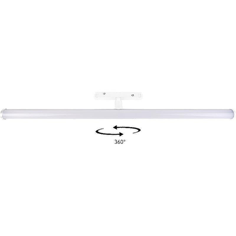 Трековый светильник Crystal Lux Space CLT 0.33 004 13W WH 4000K цвет плафона/подвески Белый, цвет арматуры Белый