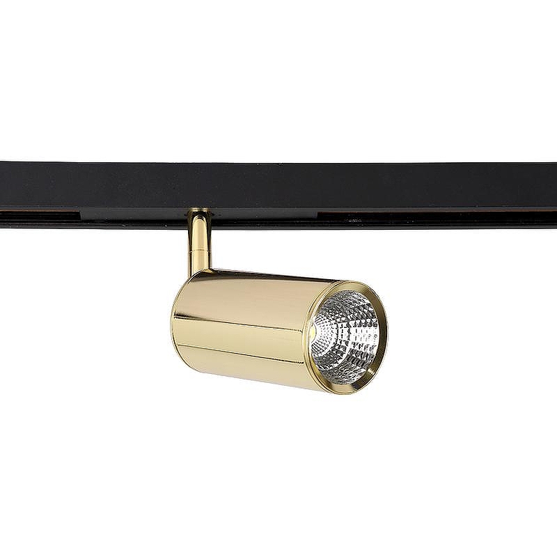 Трековый светильник Crystal Lux Space CLT 0.33 009 12W GO 4000K цвет арматуры Золото, Черный