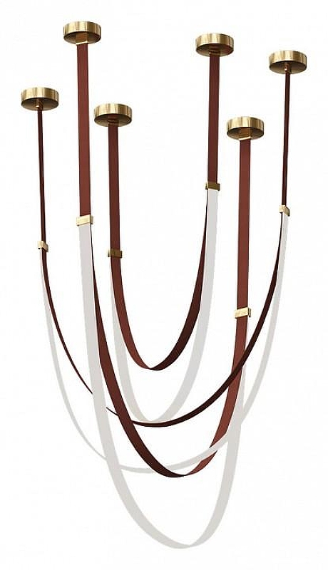 Трековый светильник Kink Light Лирд 07689A-120+150+180,04 цвет арматуры Коричневый