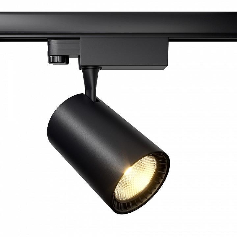 Трековый светильник Maytoni 3 Phase track system Trinity Vuoro TR029-3-20W3K-M-B цвет плафона/подвески Черный, цвет арматуры Черный
