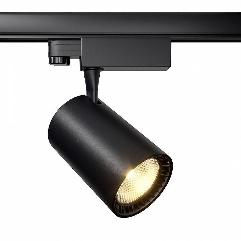 Трековый светильник Maytoni 3 Phase track system Trinity Vuoro TR029-3-26W4K-M-B цвет плафона/подвески Черный, цвет арматуры Черный