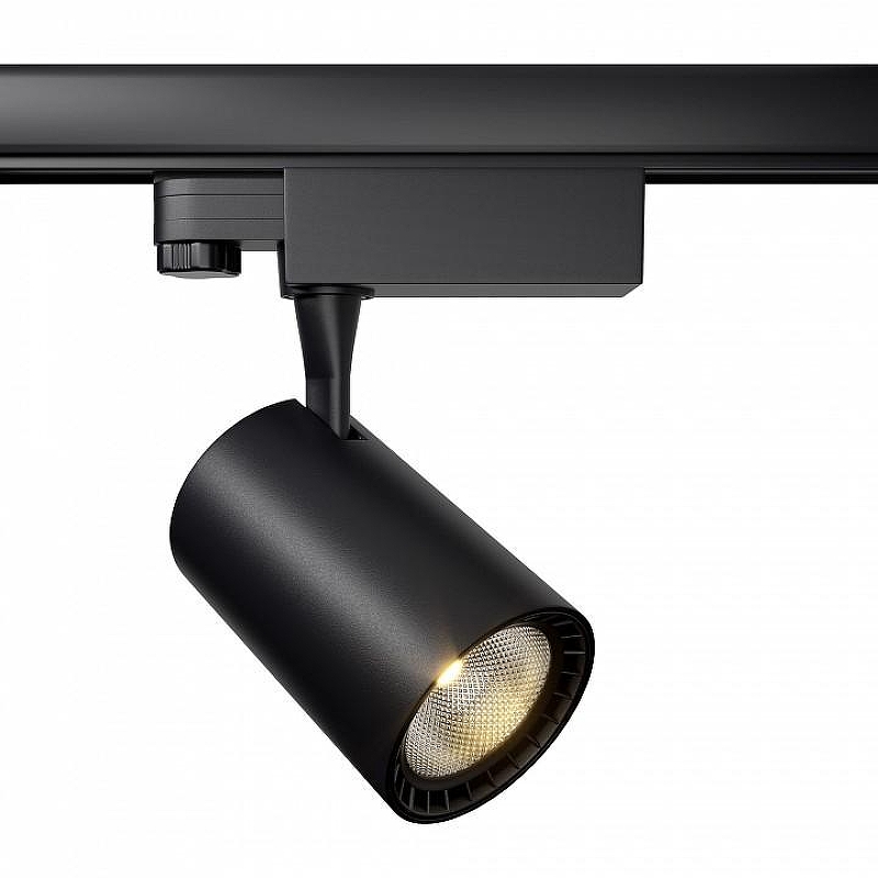 Трековый светильник Maytoni 3 Phase track system Trinity Vuoro TR029-3-10W4K-M-B цвет плафона/подвески Черный, цвет арматуры Черный