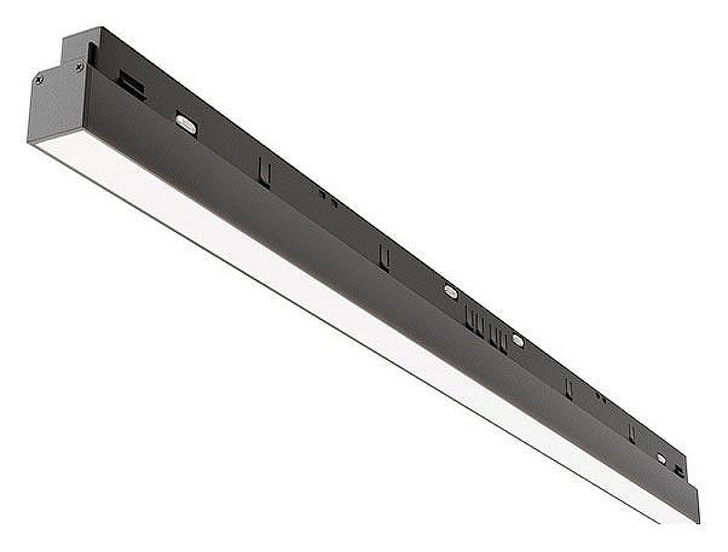 Трековый светильник Maytoni Magnetic track system Basis TR030-4-24W3K-WW-DS-B цвет плафона/подвески Черный, цвет арматуры Черный