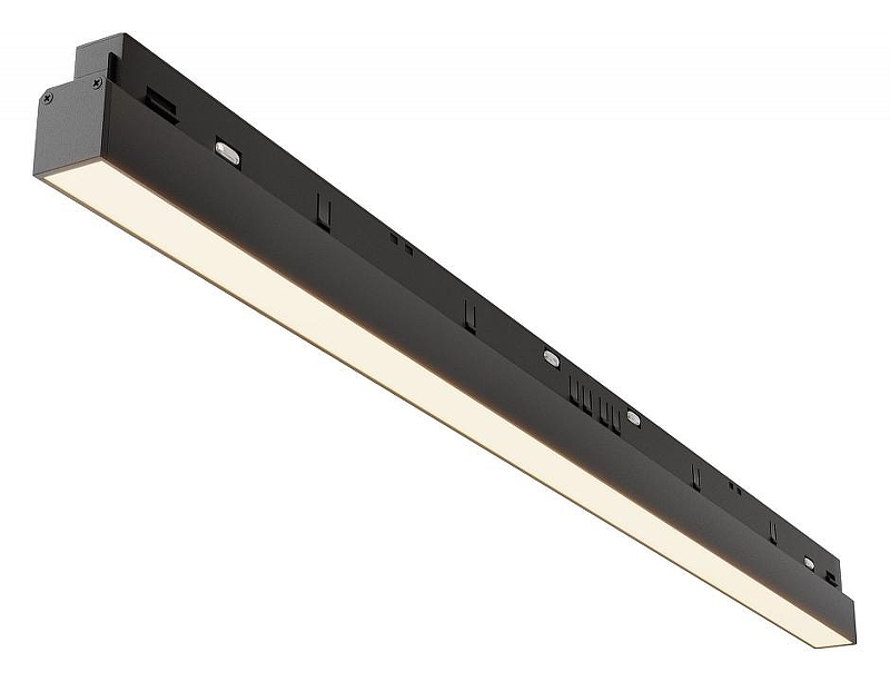 Трековый светильник Maytoni Magnetic track system Basis TR030-2-24W3K-B цвет плафона/подвески Черный, цвет арматуры Черный