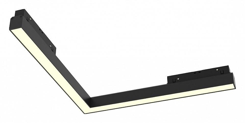 Трековый светильник Maytoni Magnetic track system Basis TR042-2-24W4K цвет плафона/подвески Черный, цвет арматуры Черный