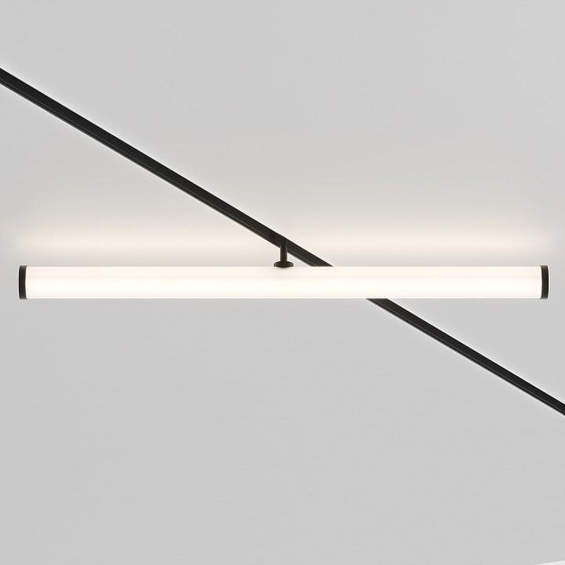 Трековый светильник Maytoni Magnetic track system Exility Larc TR086-2-25W4K-B цвет плафона/подвески Белый, цвет арматуры Черный