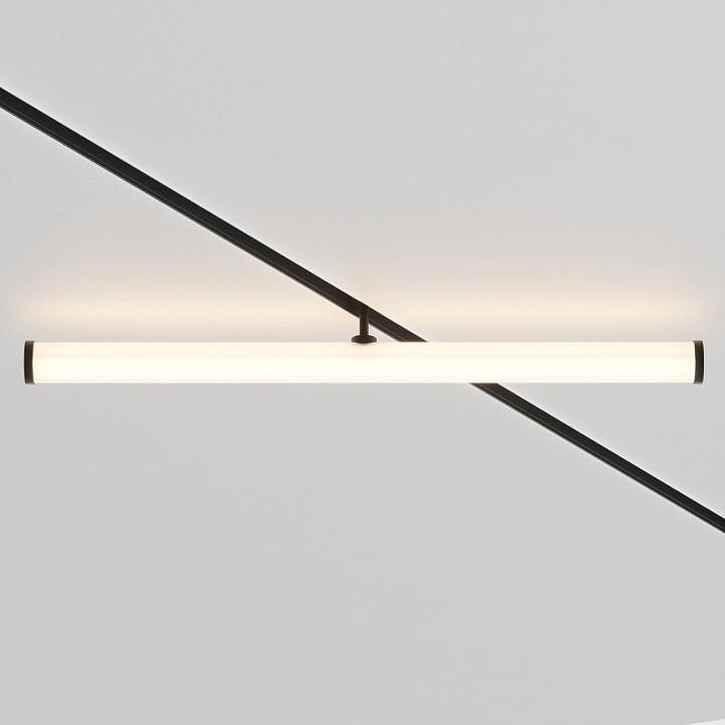 Трековый светильник Maytoni Magnetic track system Exility Larc TR086-2-25W3K-B цвет плафона/подвески Белый, цвет арматуры Черный