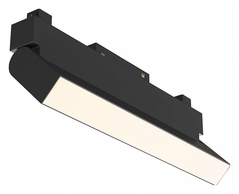 Трековый светильник Maytoni Magnetic track system Gravity Basis Rot TR075-2-20W3K-B цвет плафона/подвески Черный, цвет арматуры Черный