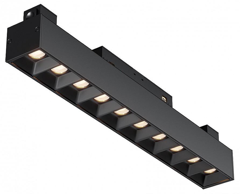 Трековый светильник Maytoni Magnetic track system Gravity Points TR076-2-20W3K-B цвет арматуры Черный