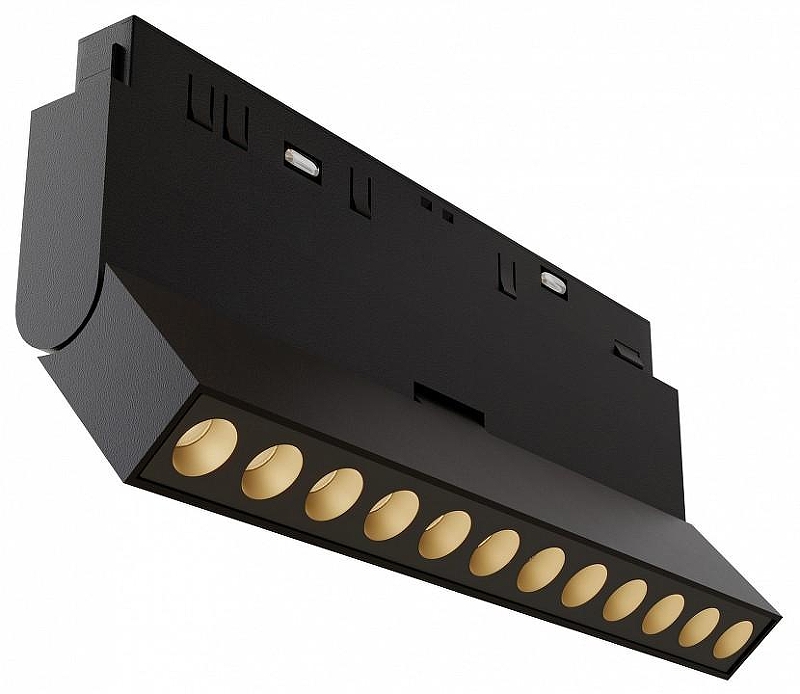 Трековый светильник Maytoni Magnetic track system Points rot TR033-2-12W3K-B цвет плафона/подвески Черный, цвет арматуры Черный