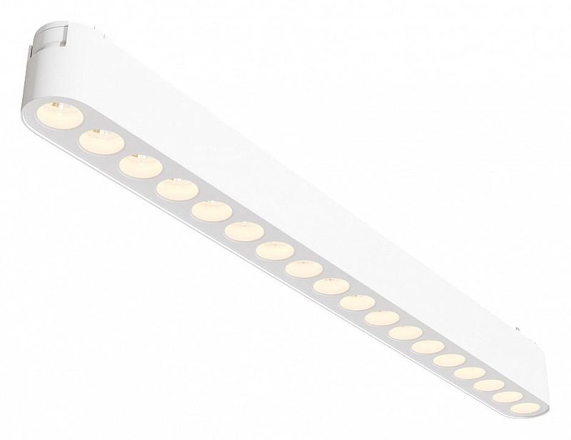 Трековый светильник Maytoni Magnetic track system Radity Points TR082-1-18W3K-M-W цвет арматуры Белый