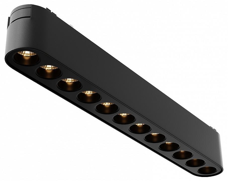Трековый светильник Maytoni Magnetic track system Radity Points TR082-1-12W3K-M-B цвет арматуры Черный