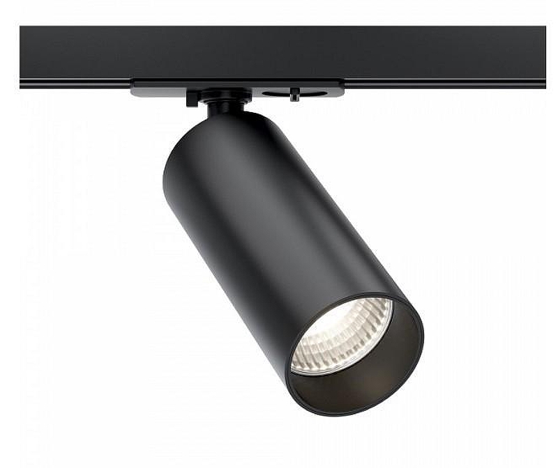 Трековый светильник Maytoni Single phase track system Focus LED TR021-1-12B4K-W-B цвет плафона/подвески Черный, цвет арматуры Черный